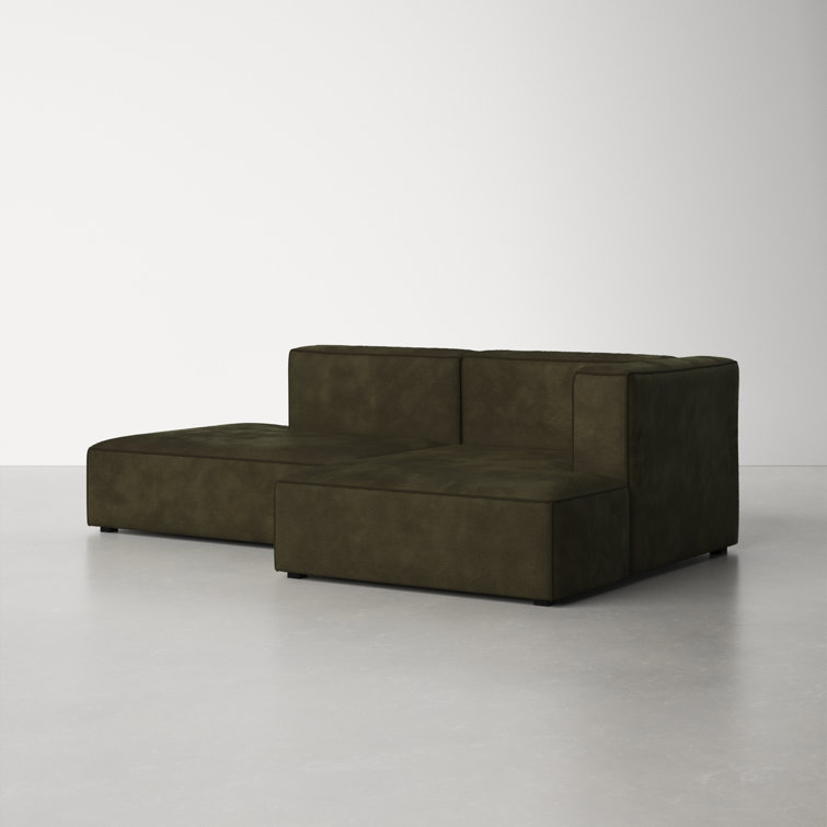 shonnard 2 piece upholstered chaise l sectional